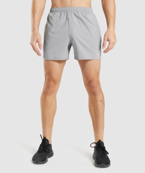 Men's Gymshark Arrival 5" Shorts Grey | NZ 7VDXCK